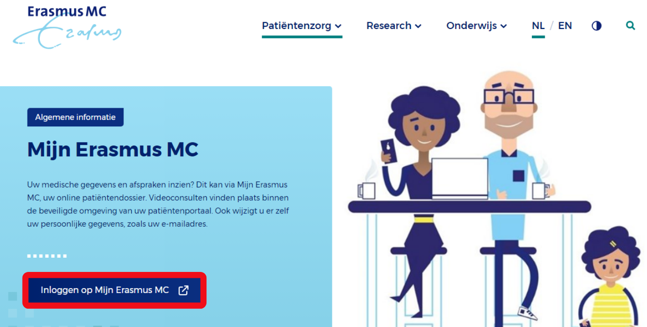 inloggscherm